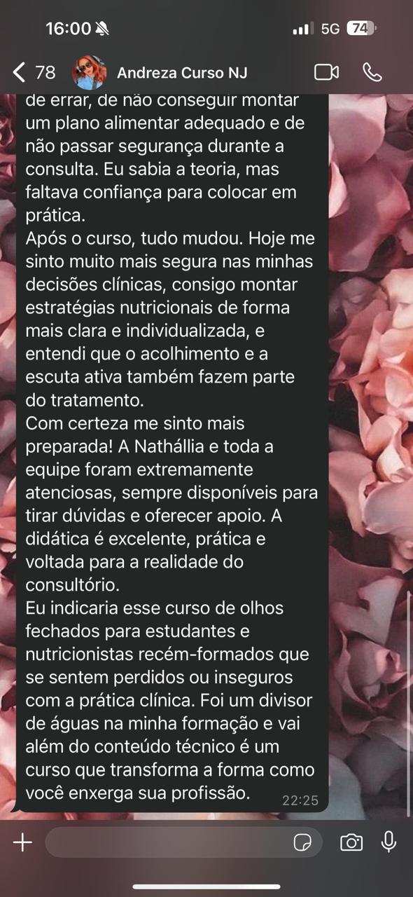 Depoimento real de cliente 32